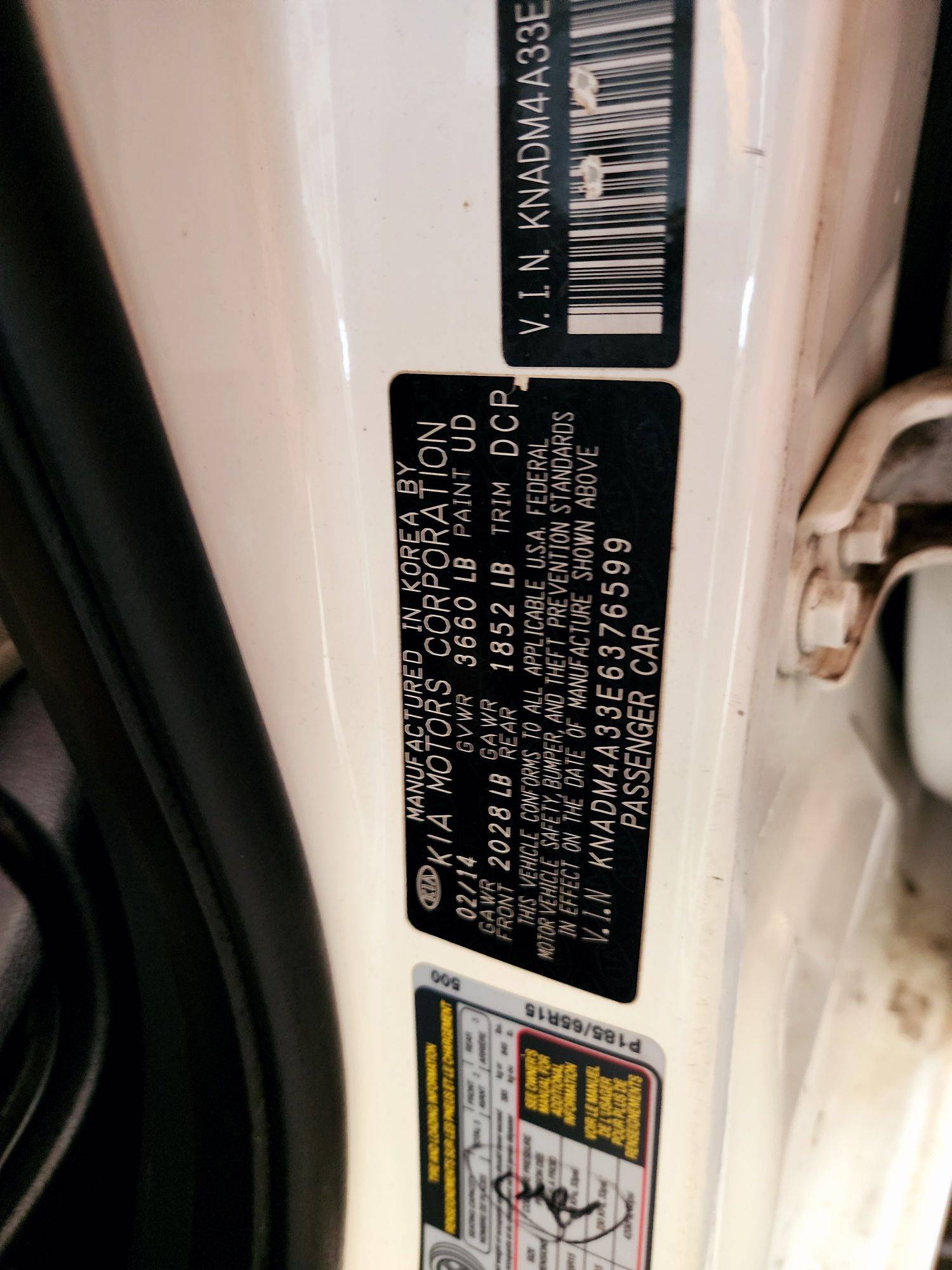 2014 KIA RIO — 166562 Miles — Lot 70123174 — Souq - Marhaba Auctions Used Cars - Image 9