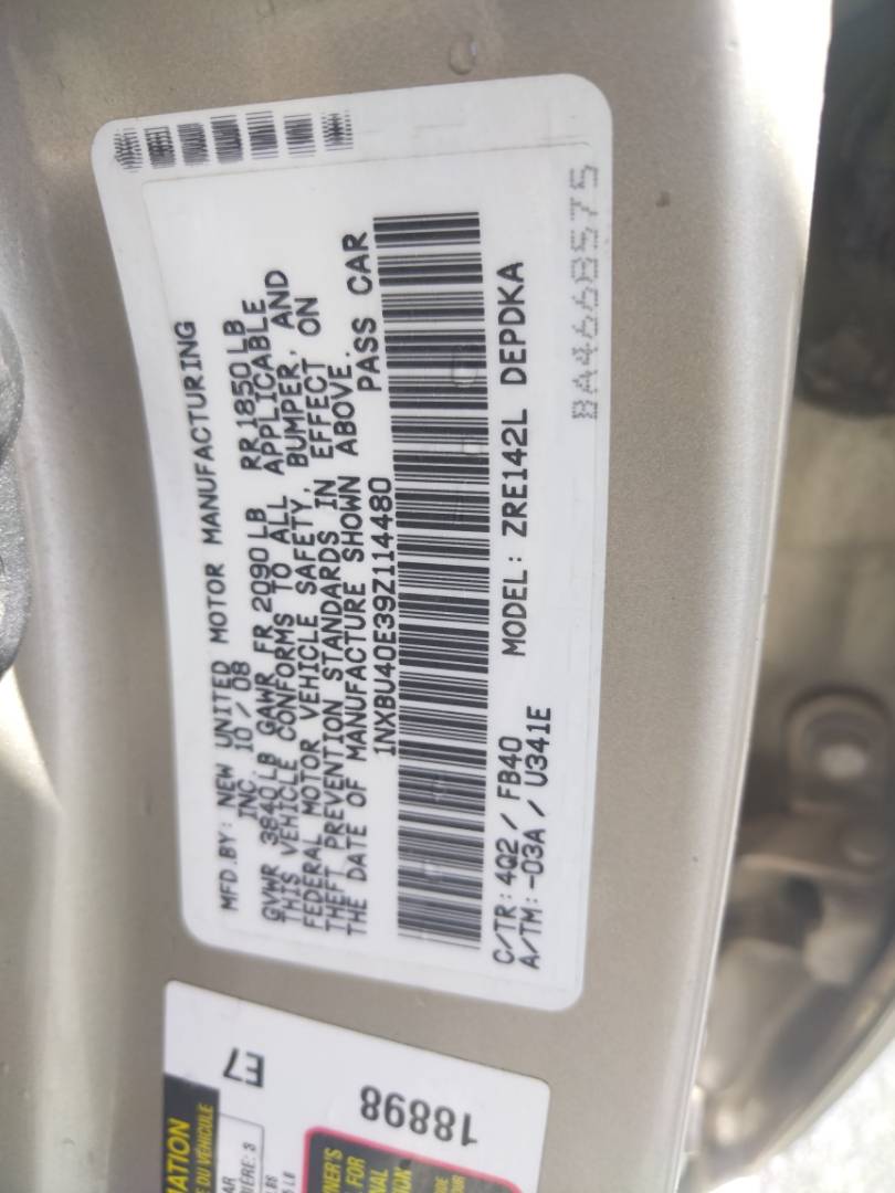 2009 TOYOTA COROLLA — 207898 Miles — Lot 37579891 - Marhaba Auctions Used Cars - Image 11