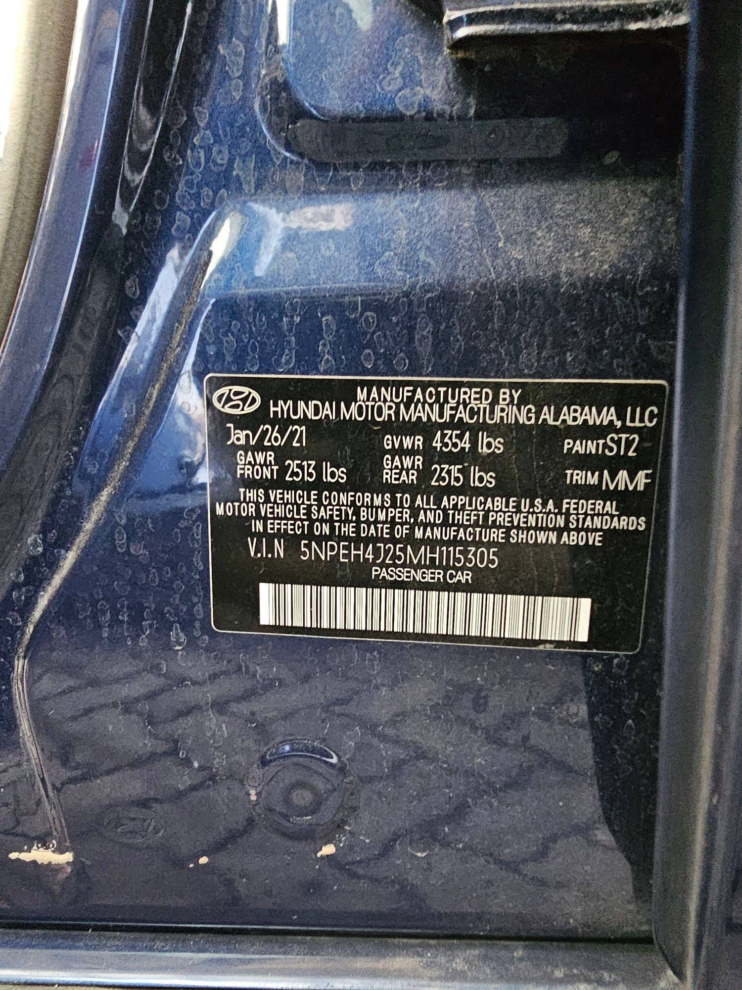 HYUNDAI SONATA 2021 - Marhaba Auction Used Cars - Image 9