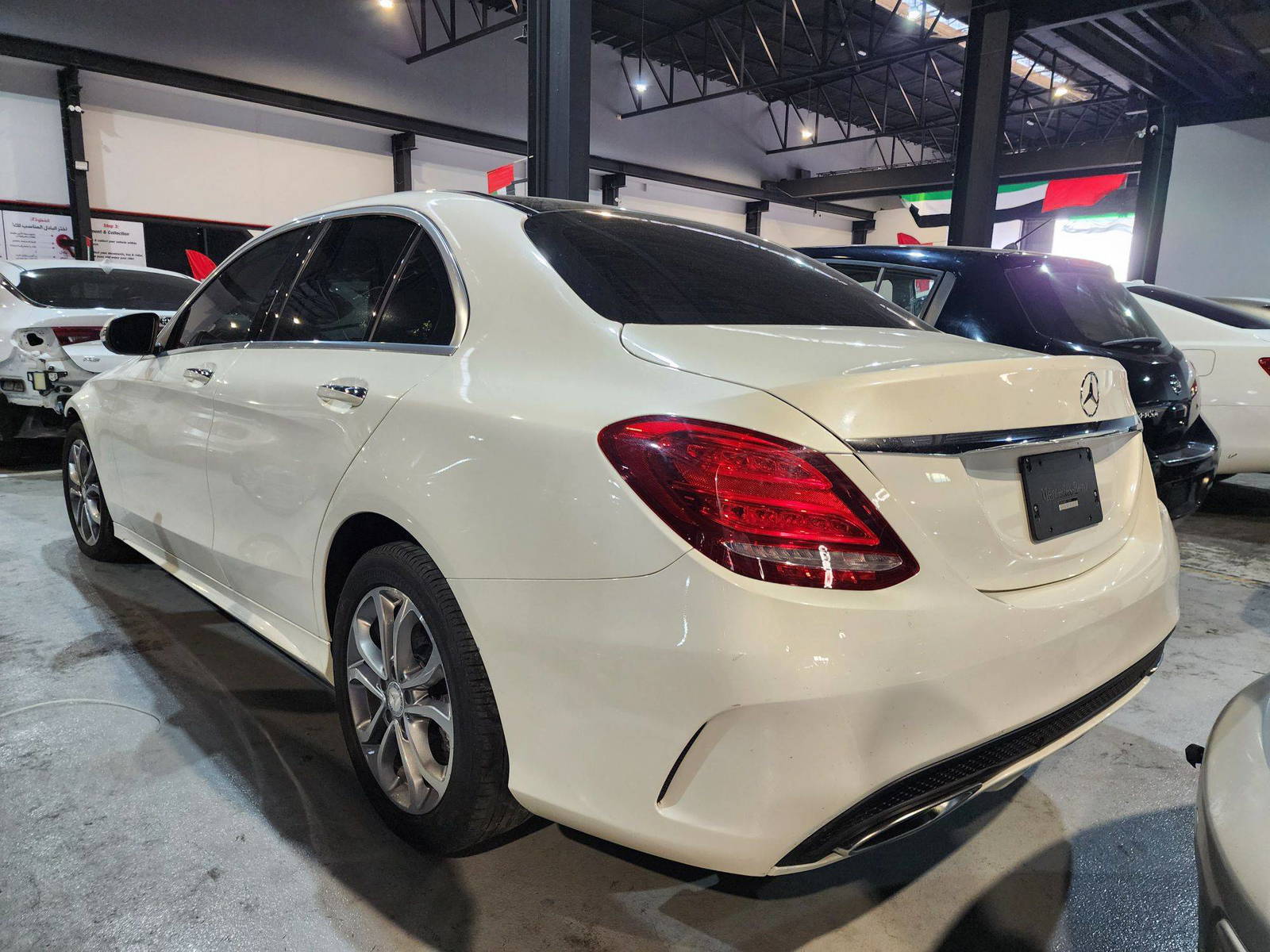 2016 MERCEDES BENZ C300 — 80772 Miles — Lot 20878 — Al Quoz - Marhaba Auctions Used Cars - Image 3