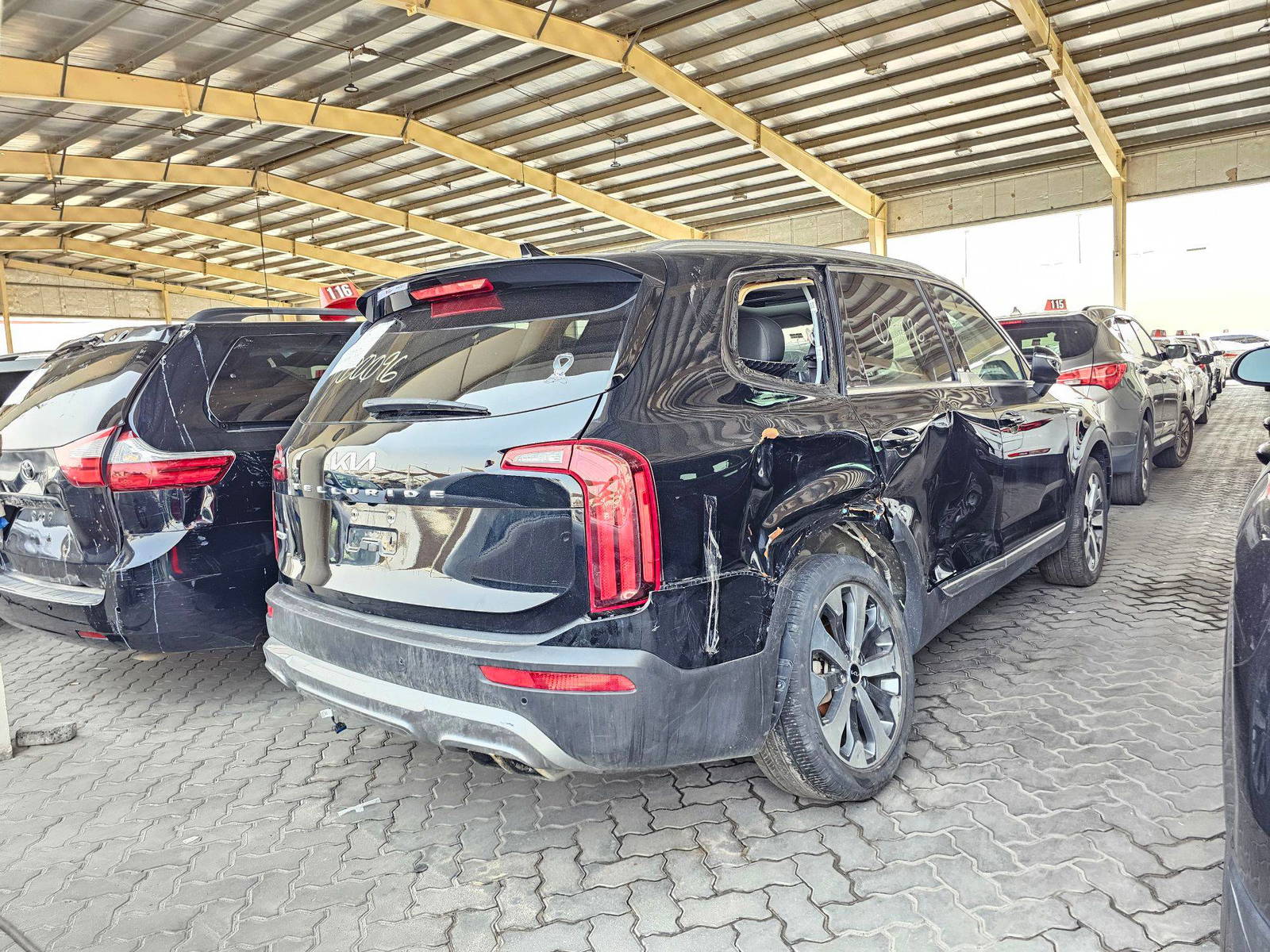 2022 KIA TELLURIDE — 98134 Miles — Lot 7NG222796 — Main - Marhaba Auctions Used Cars - Image 3