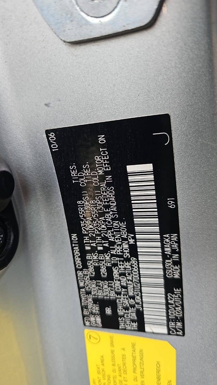 LEXUS RX 350 2007 - Marhaba Auction Used Cars - Image 5