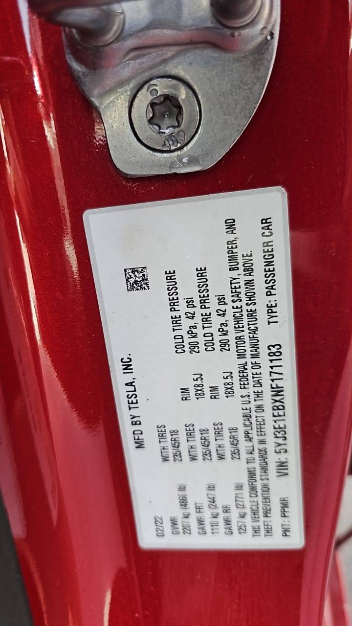 TESLA MODEL 3 2022 - Marhaba Auction Used Cars - Image 10