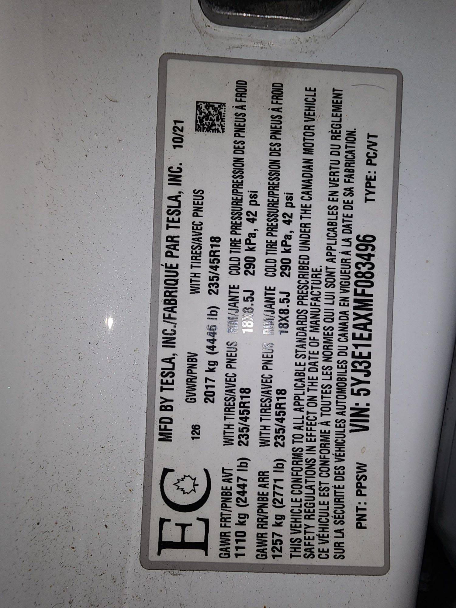 TESLA MODEL 3 2021 - Marhaba Auction Used Cars - Image 11