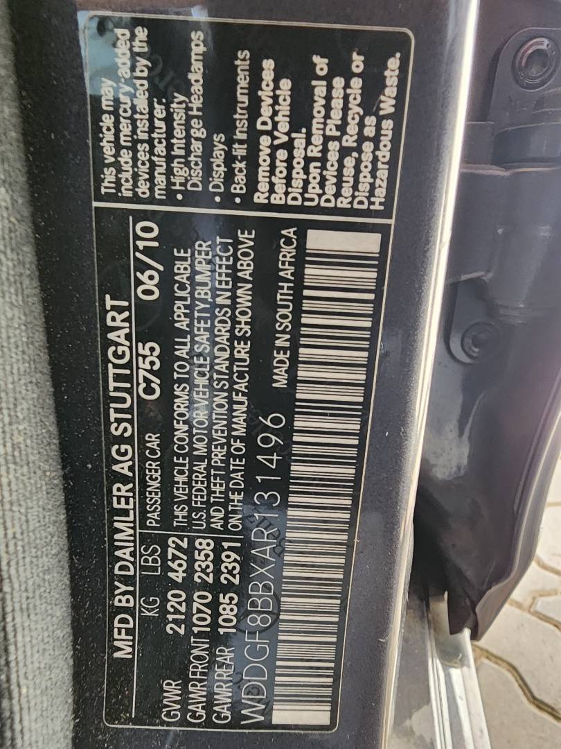 2010 MERCEDES BENZ C300 — 172283 Miles — Lot 38686223 - Marhaba Auctions Used Cars - Image 4