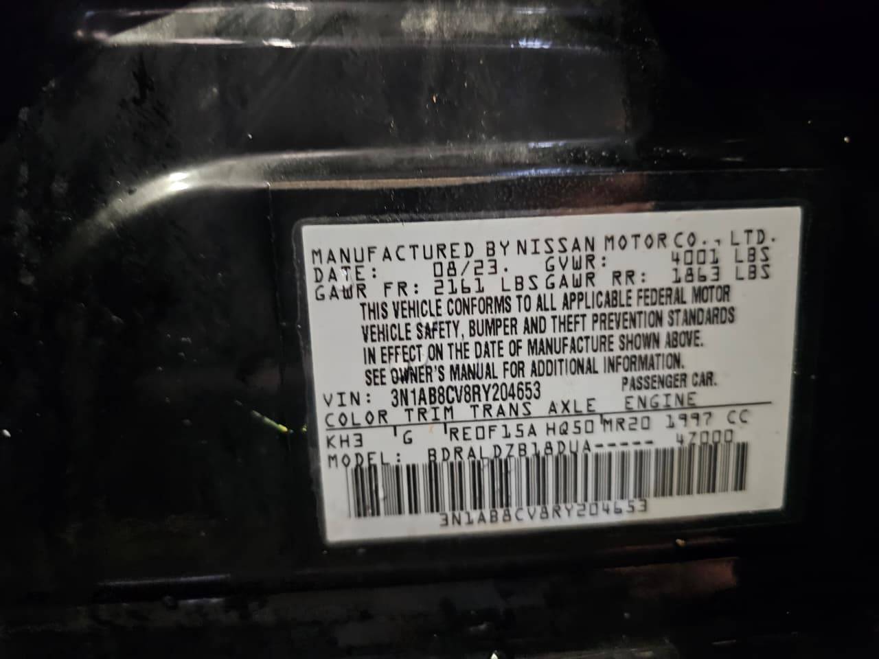 2024 NISSAN SENTRA — 33553 Miles — Lot RY204653 — Main - Marhaba Auctions Used Cars - Image 8