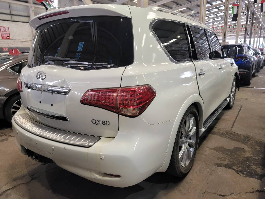 2014 INFINITI QX80 — 154516 Miles — Lot 89398265 — Ind. 12 - Marhaba Auctions Used Cars - Image 3