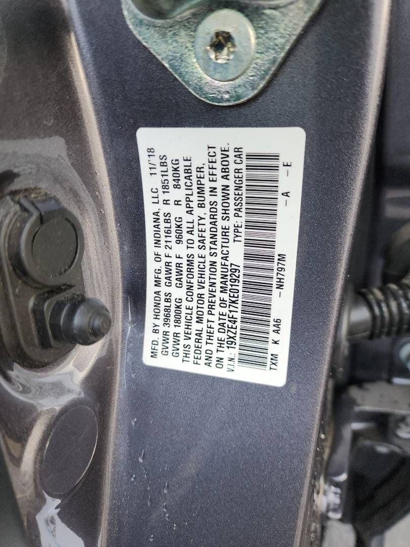 2019 HONDA INSIGHT — 161650 Miles — Lot 37660085 - Marhaba Auctions Used Cars - Image 5