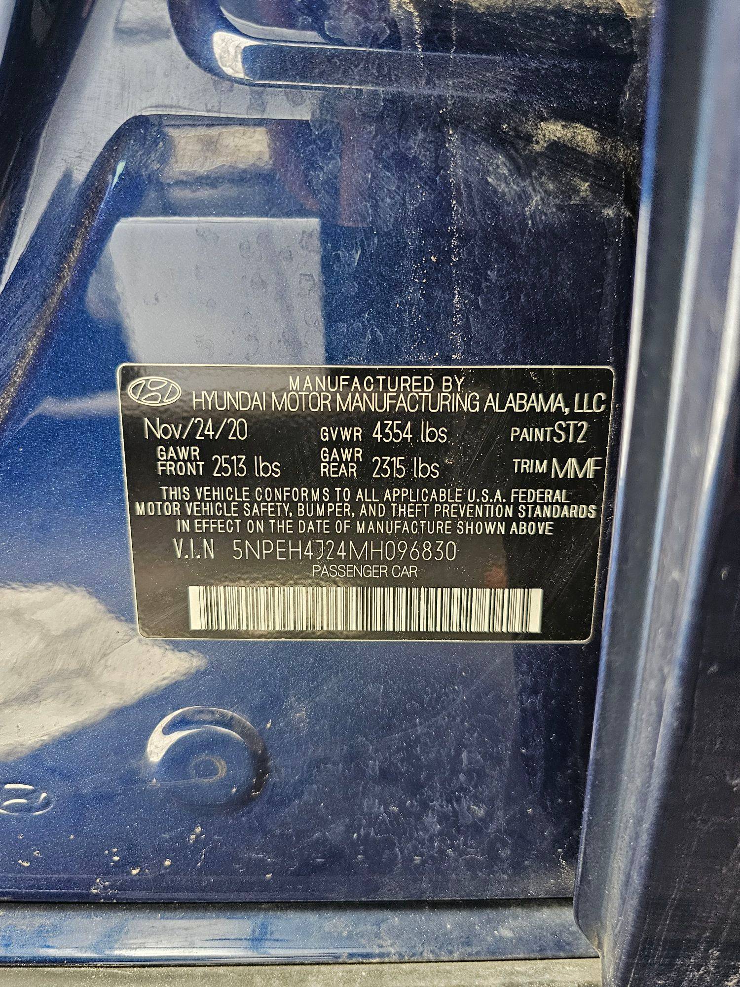 HYUNDAI SONATA 2021 - Marhaba Auction Used Cars - Image 7