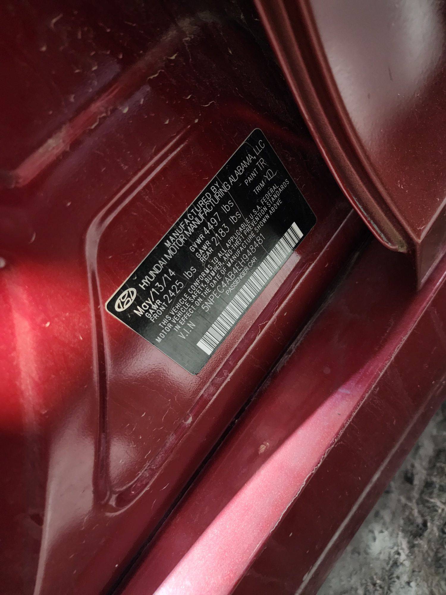 HYUNDAI SONATA 2014 - Marhaba Auction Used Cars - Image 12