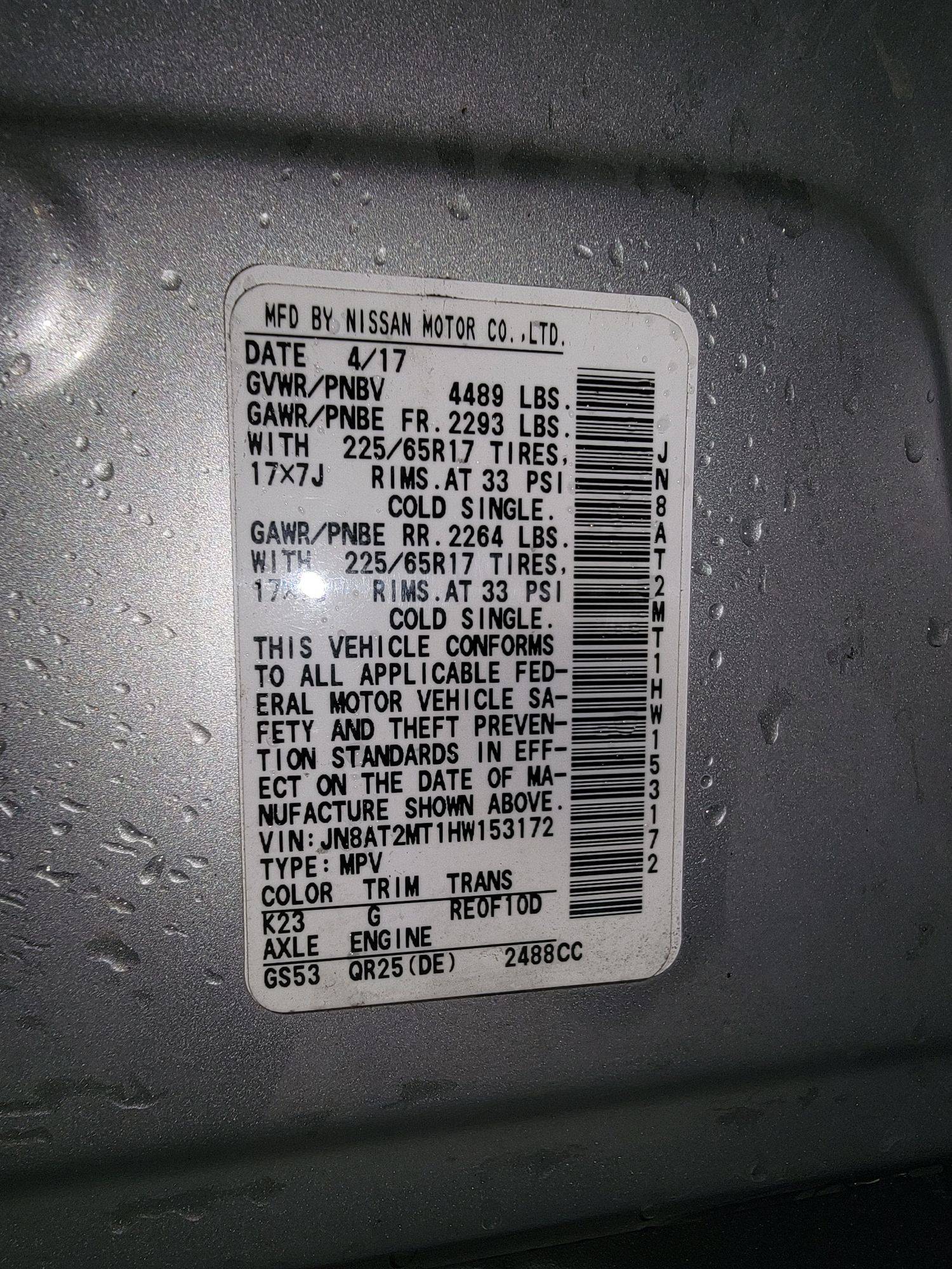 NISSAN ROGUE 2017 - Marhaba Auction Used Cars - Image 10