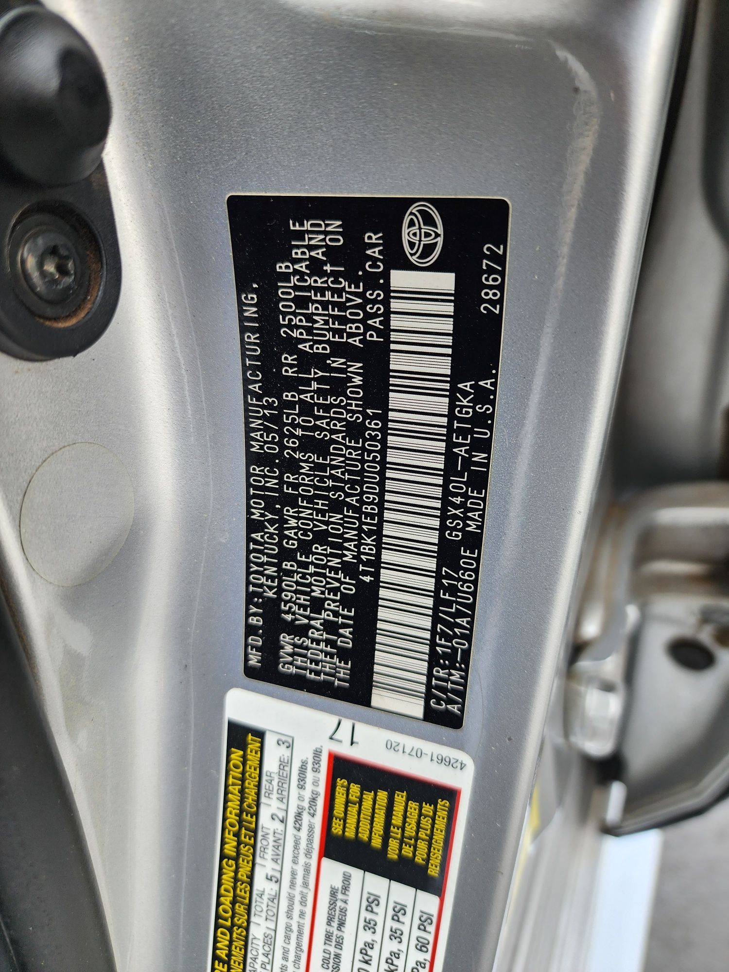 TOYOTA AVALON 2013 - Marhaba Auction Used Cars - Image 10