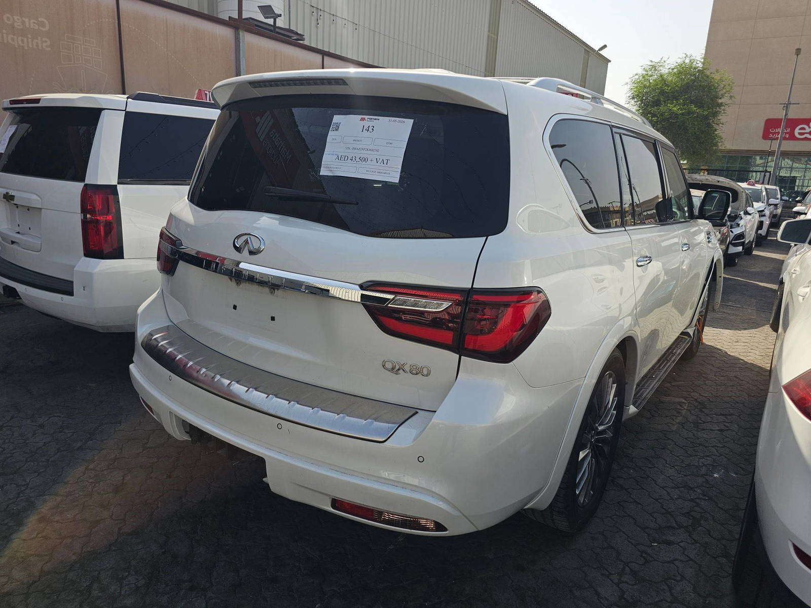2019 INFINITI QX80 — 88684 Miles — Lot 98278445 - Marhaba Auctions Used Cars - Image 4
