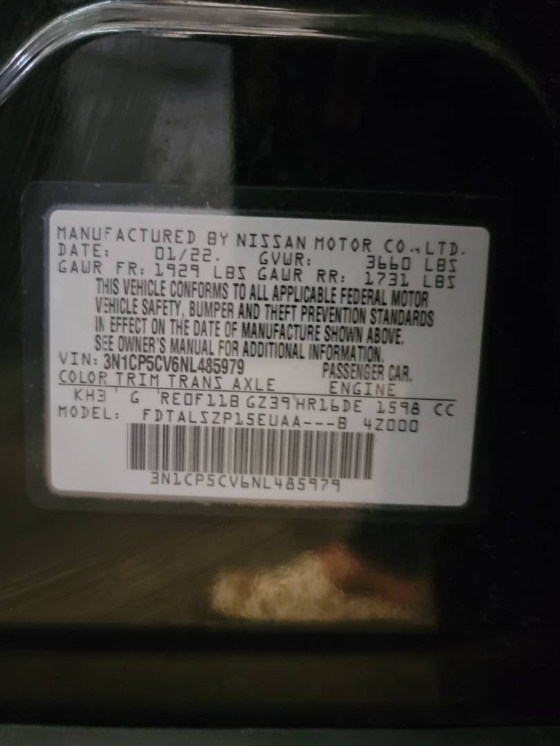 2022 NISSAN KICKS — 14029 Miles — Lot L485979 — Main - Marhaba Auctions Used Cars - Image 10