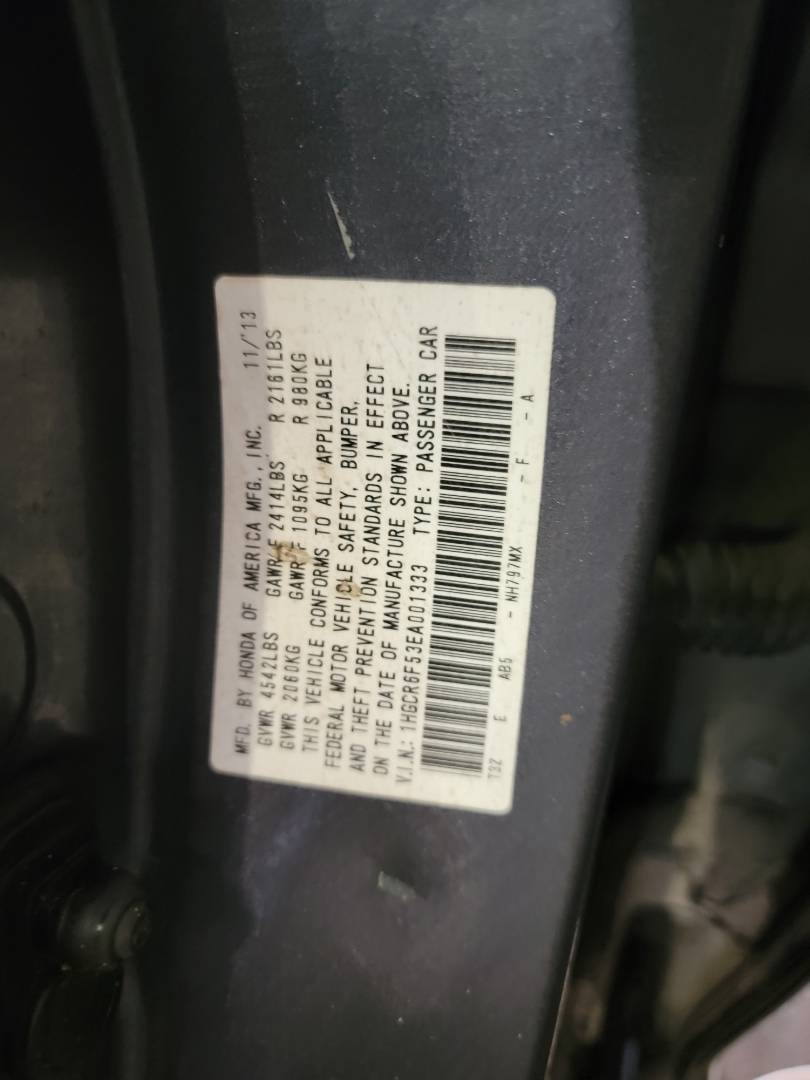2014 HONDA ACCORD — 192849 Miles — Lot 67453484 — Main - Marhaba Auctions Used Cars - Image 10