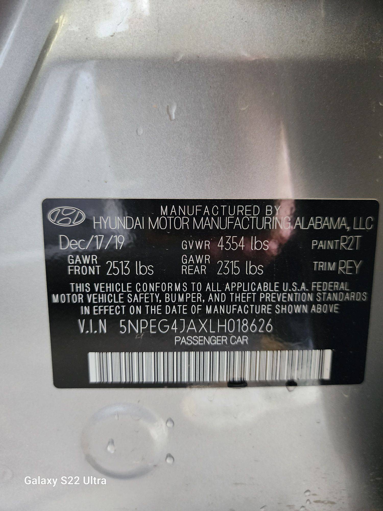 2020 HYUNDAI SONATA — 36291 Miles — Lot 81767263 - Marhaba Auctions Used Cars - Image 13