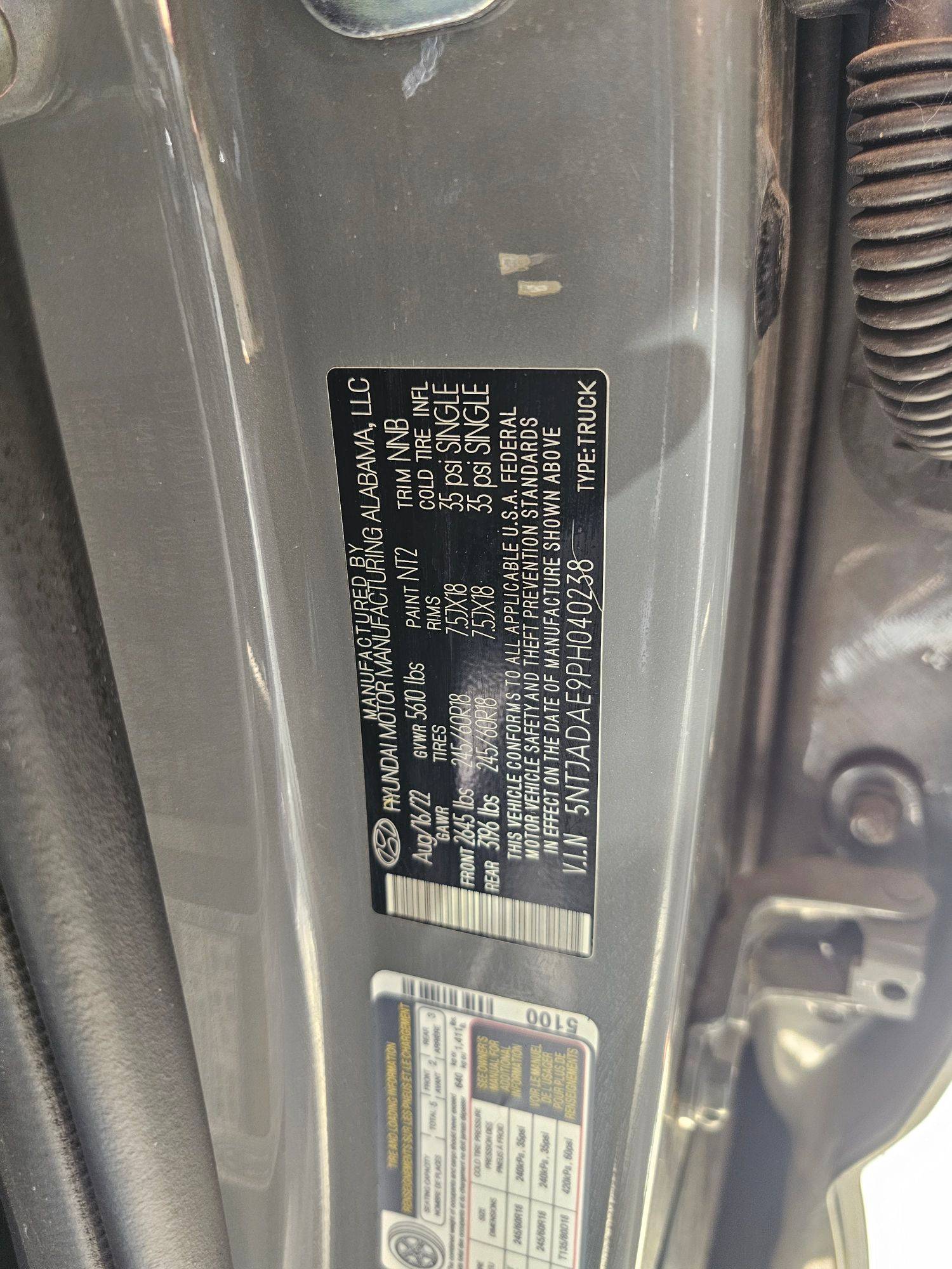 HYUNDAI SANTA CRUZ 2023 - Marhaba Auction Used Cars - Image 9