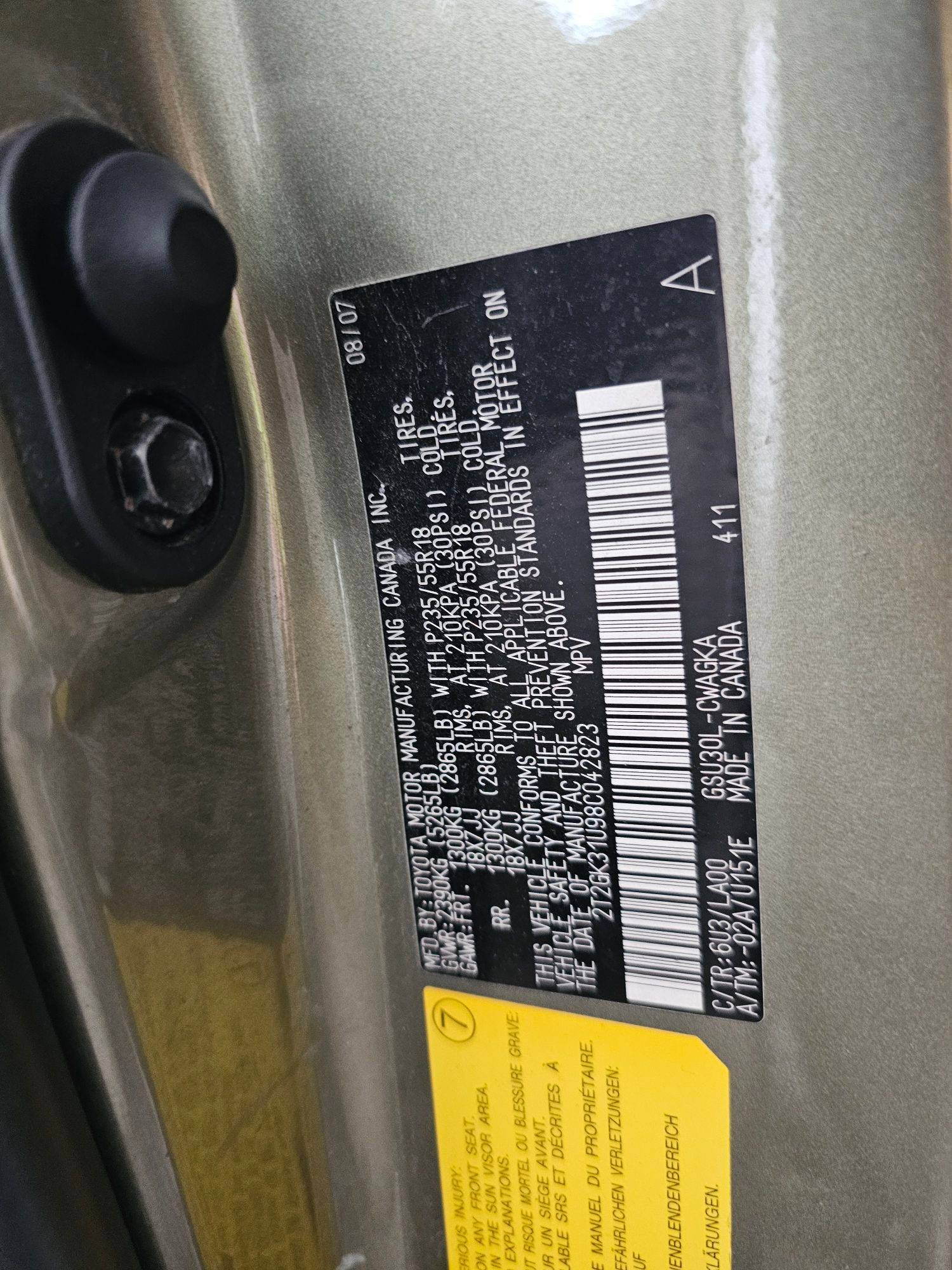 LEXUS RX 350 2008 - Marhaba Auction Used Cars - Image 10