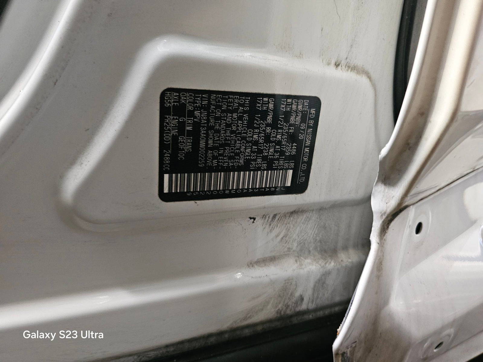 NISSAN ROGUE 2021 - Marhaba Auction Used Cars - Image 9