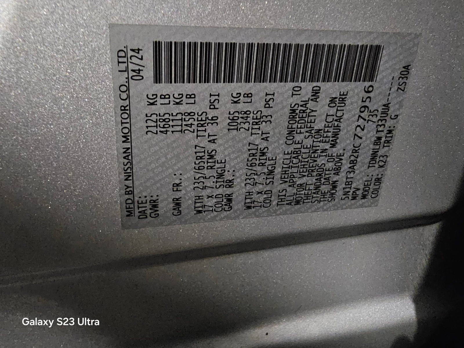 NISSAN ROGUE 2024 - Marhaba Auction Used Cars - Image 8