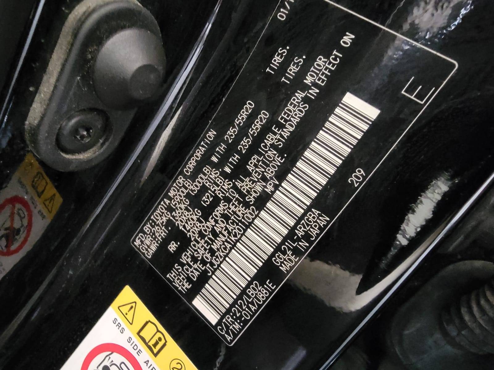 2019 LEXUS RX 350L — 37084 Miles — Lot 43779410 — Main - Marhaba Auctions Used Cars - Image 10