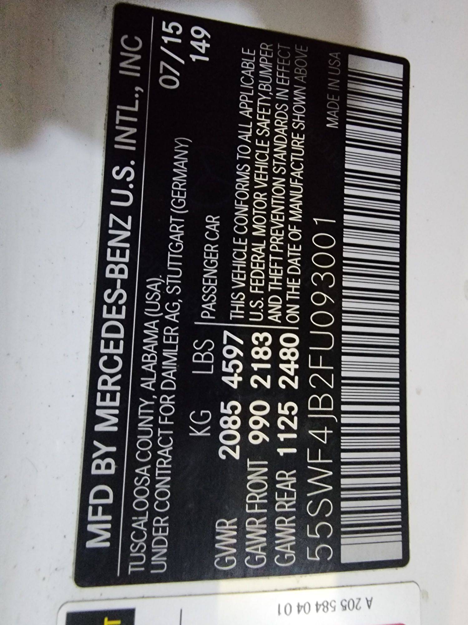 MERCEDES BENZ C300 2015 - Marhaba Auction Used Cars - Image 12