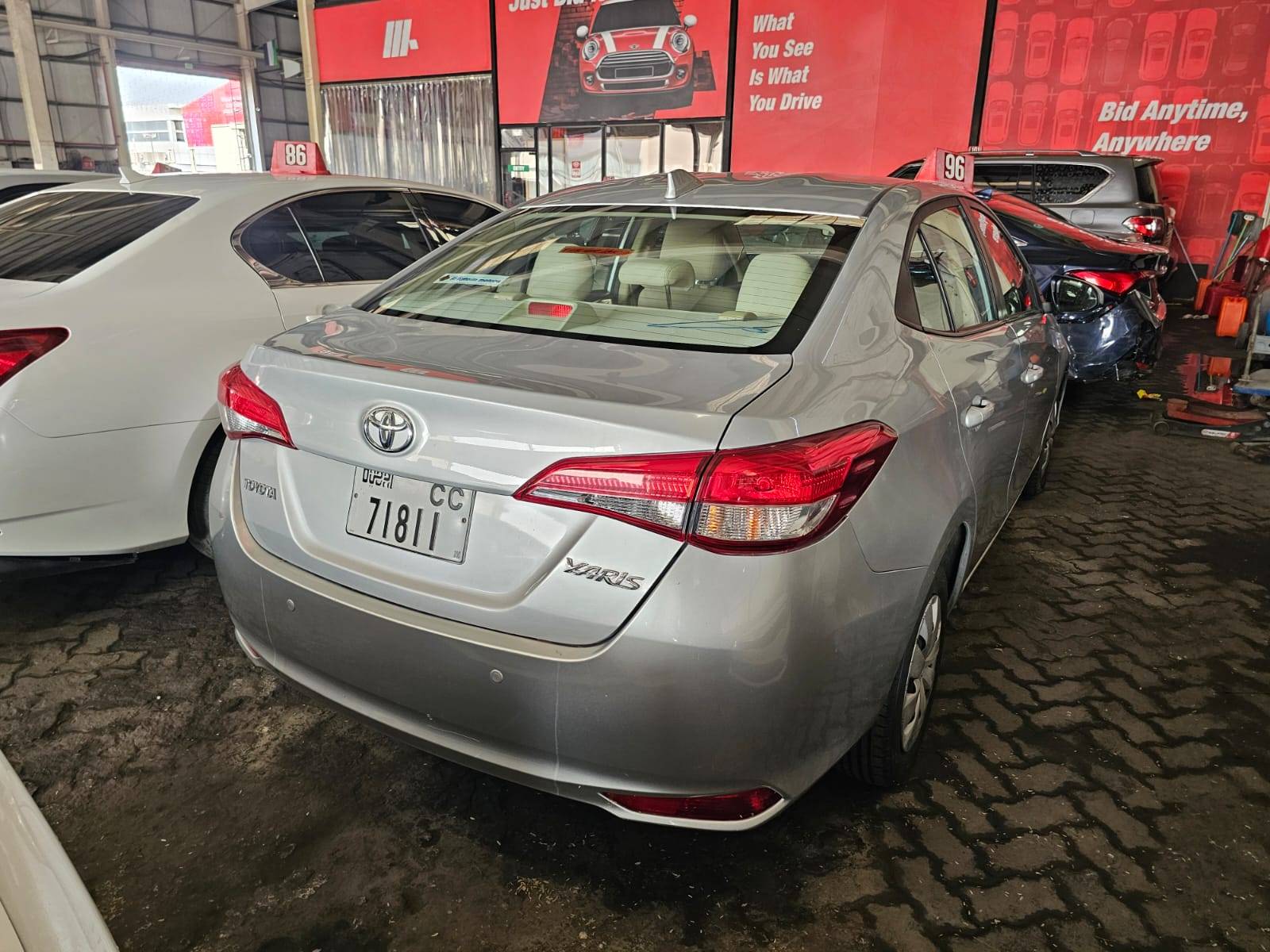 2021 TOYOTA YARIS — 118477 KM — Lot M2147803 — Main - Marhaba Auctions Used Cars - Image 3
