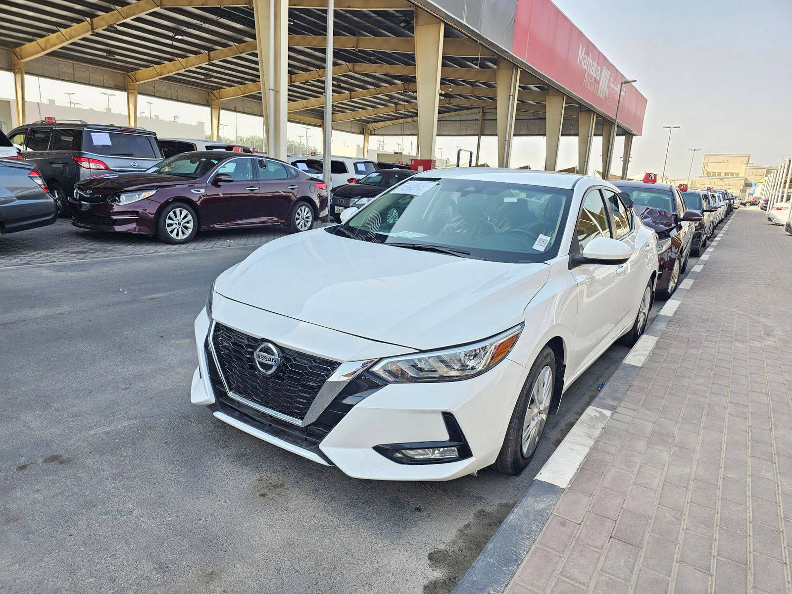 2022 NISSAN SENTRA — 46648 Miles — Lot 6NY303094 — Souq - Marhaba Auctions Used Cars - Image 3