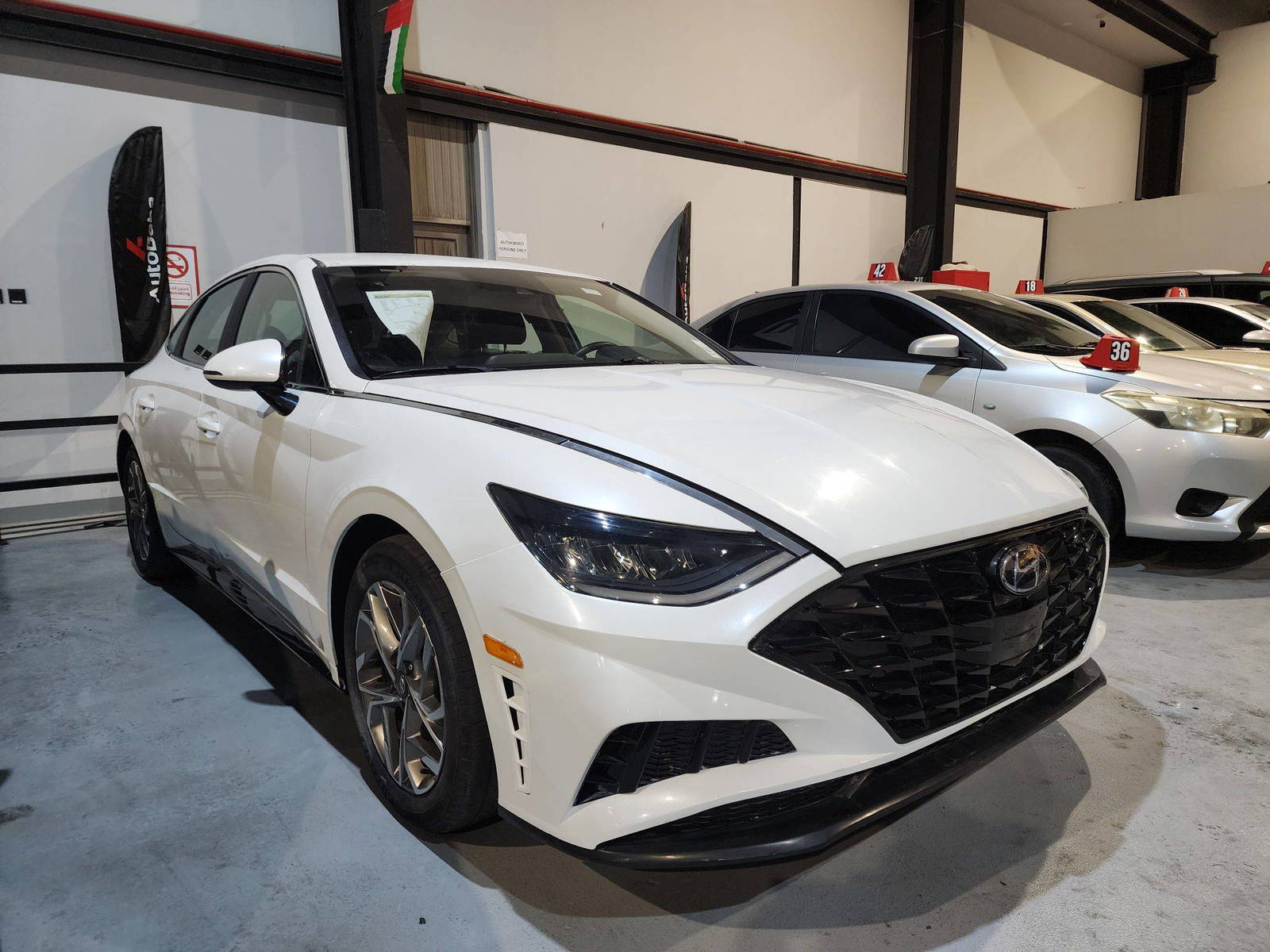 2021 HYUNDAI SONATA — 45045 Miles — Lot 48176 — Al Quoz - Marhaba Auctions Used Cars - Image 4