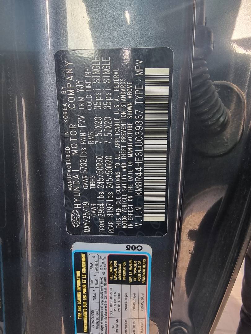 HYUNDAI PALISADE SEL 2020 - Marhaba Auction Used Cars - Image 10