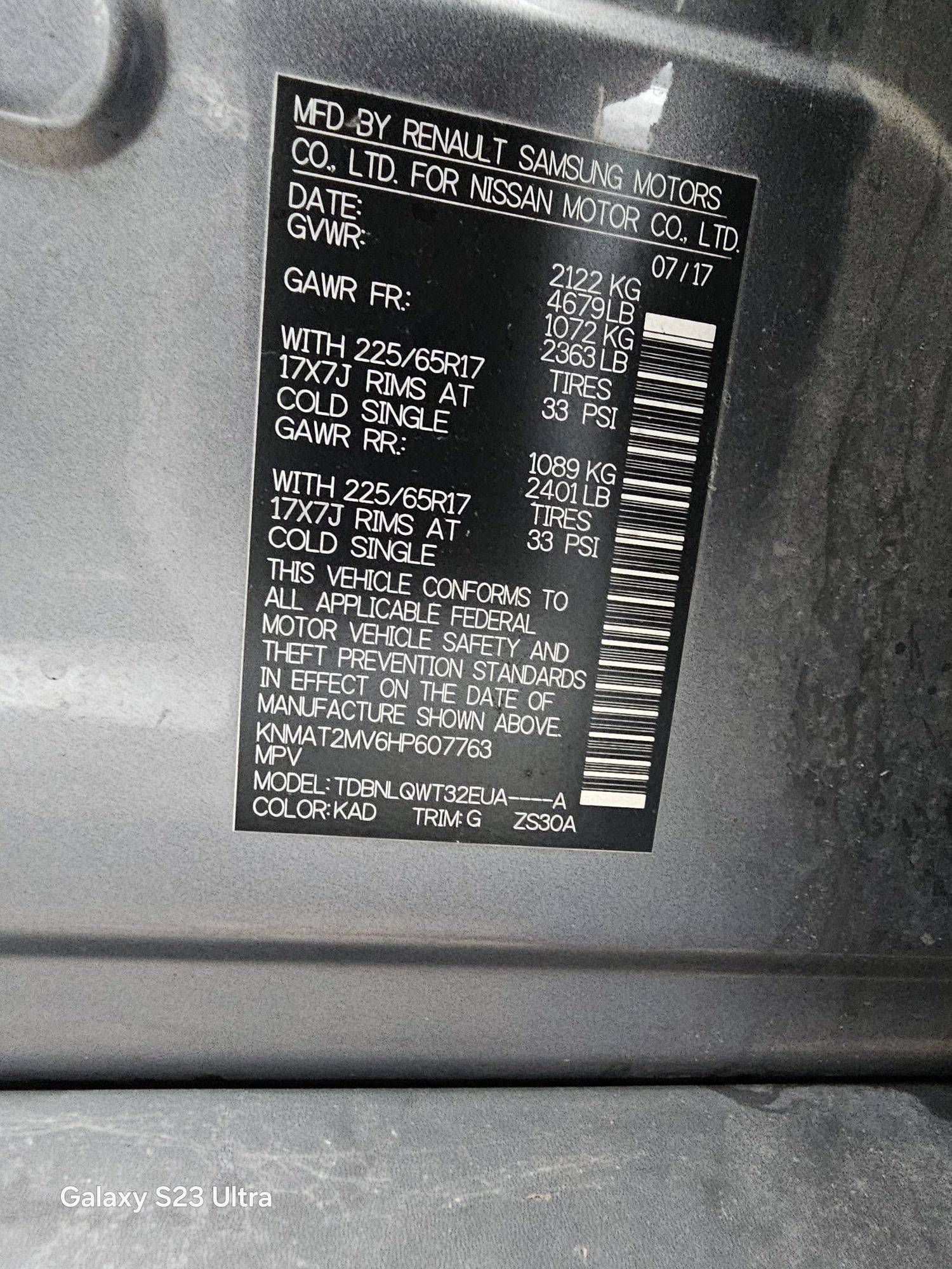2017 NISSAN ROGUE — 128165 Miles — Lot HP607763 — Main - Marhaba Auctions Used Cars - Image 10