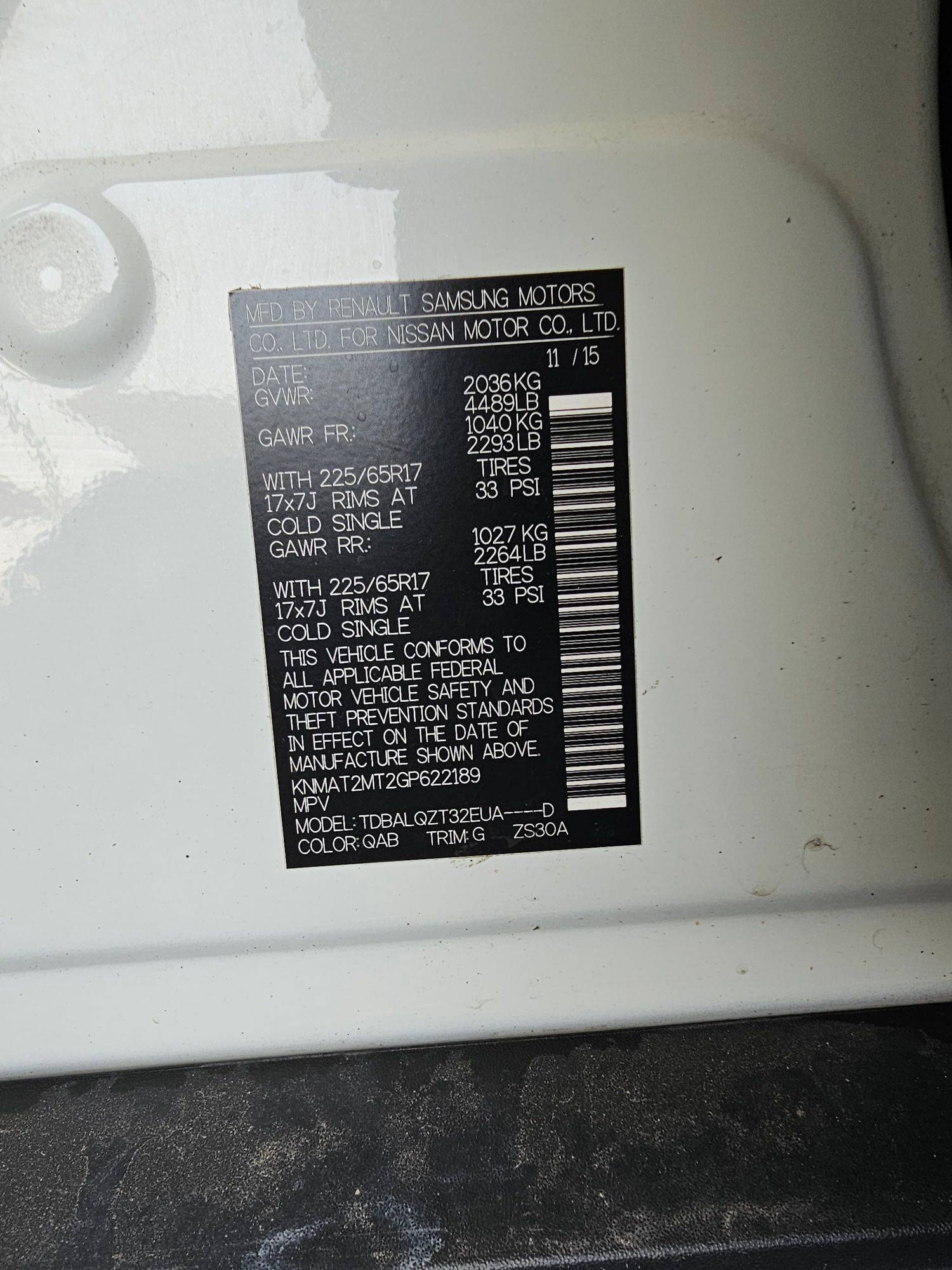 NISSAN ROGUE 2016 - Marhaba Auction Used Cars - Image 9