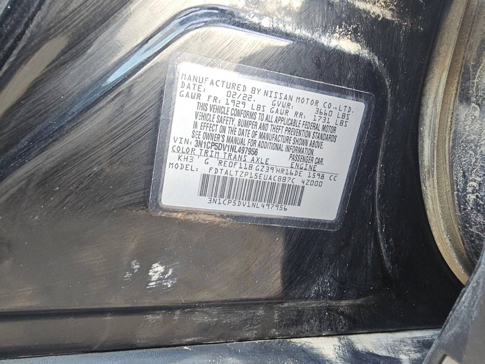 NISSAN KICKS 2022 - Marhaba Auction Used Cars - Image 10