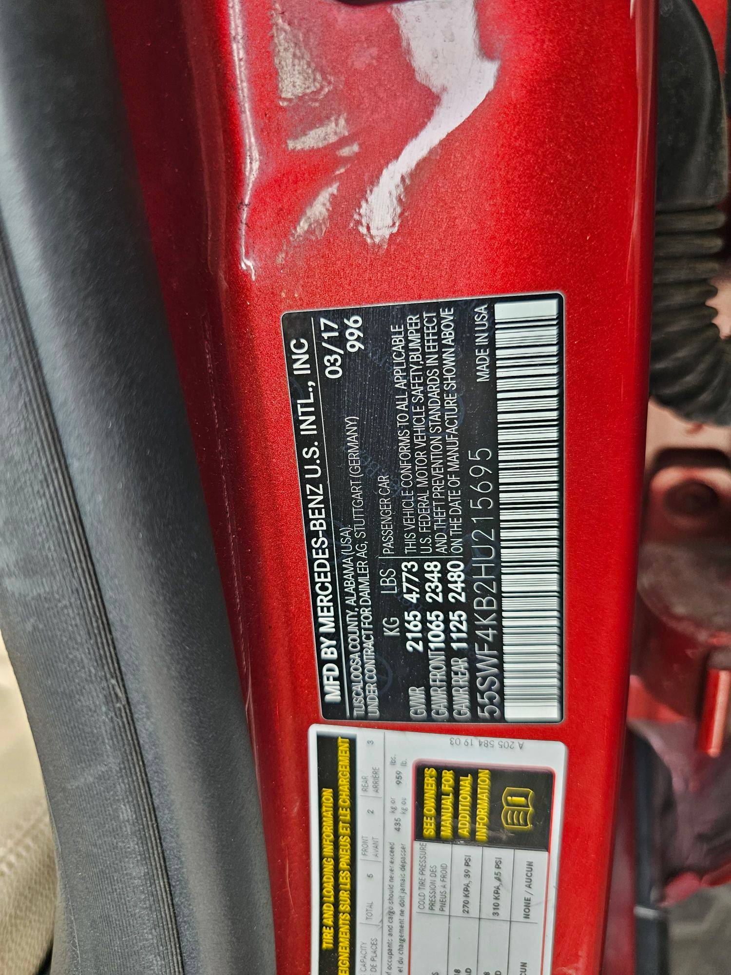 MERCEDES BENZ C300 2017 - Marhaba Auction Used Cars - Image 10