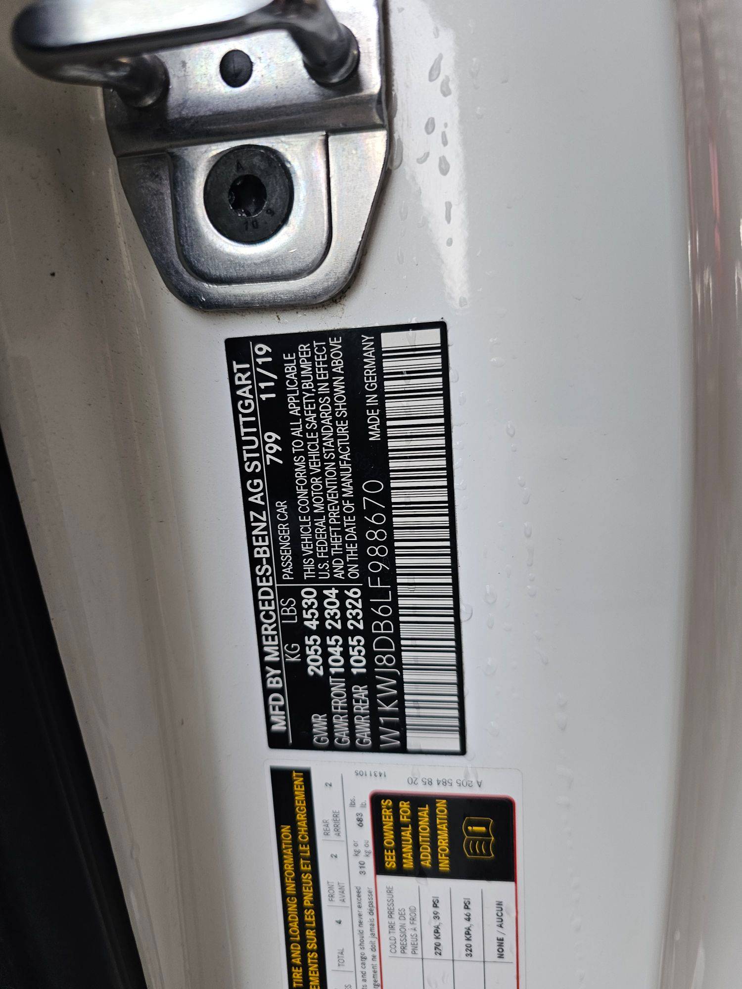 MERCEDES BENZ C300 2020 - Marhaba Auction Used Cars - Image 10