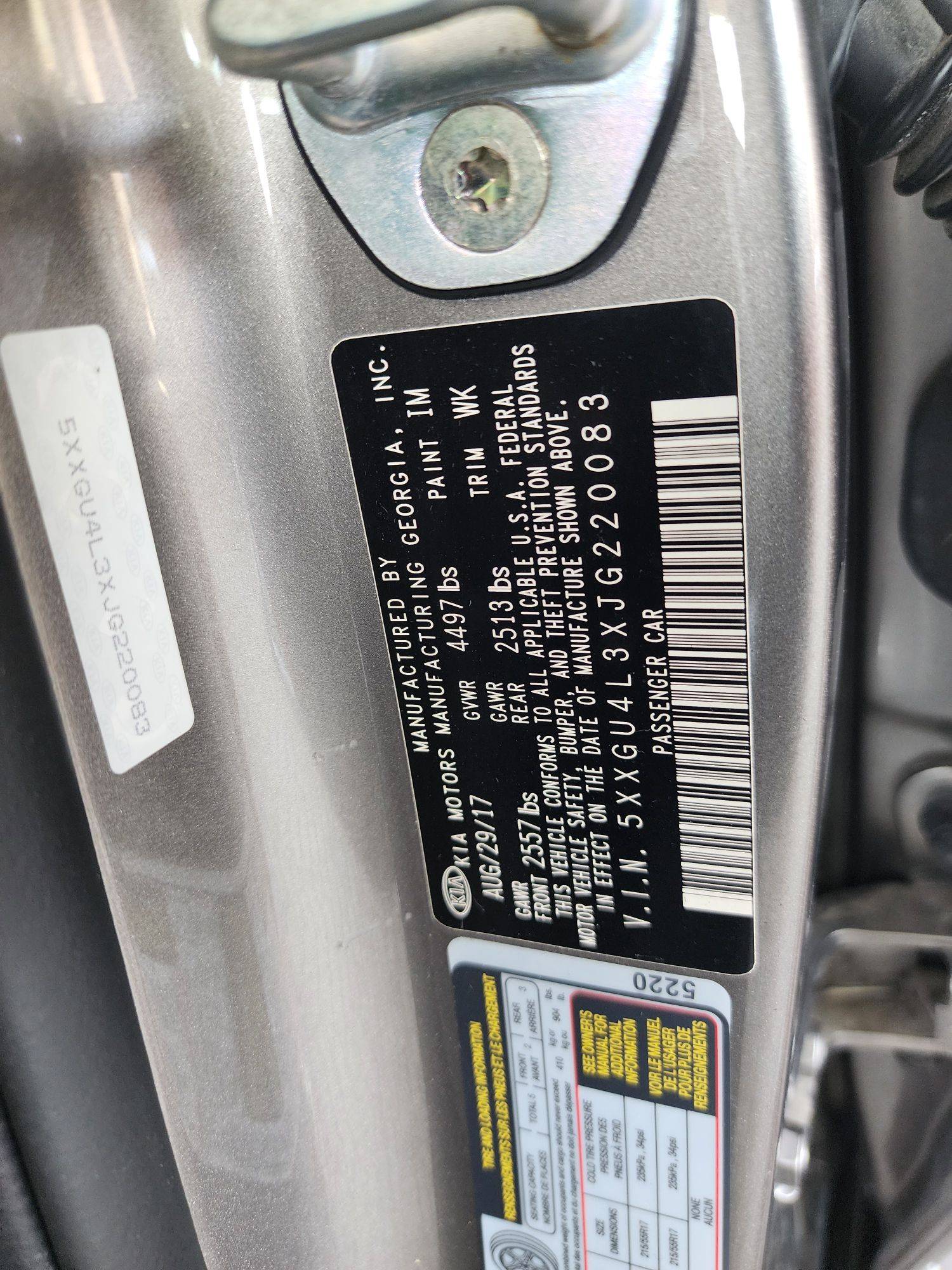 2018 KIA OPTIMA — 52037 Miles — Lot 3XJG220083 — Souq - Marhaba Auctions Used Cars - Image 9