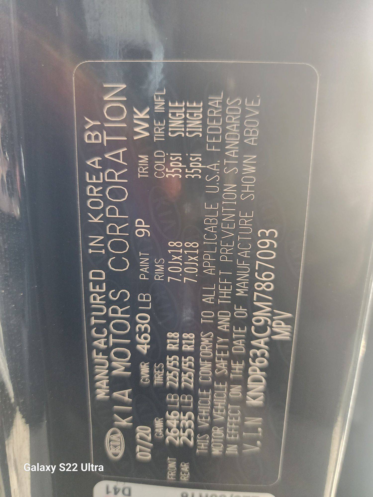 2021 KIA SPORTAGE — 64661 Miles — Lot 37163124 - Marhaba Auctions Used Cars - Image 5