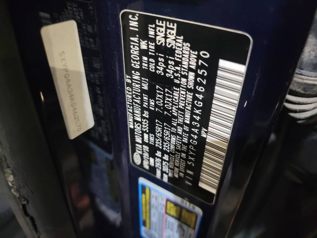 KIA SORENTO 2019 - Marhaba Auction Used Cars - Image 9