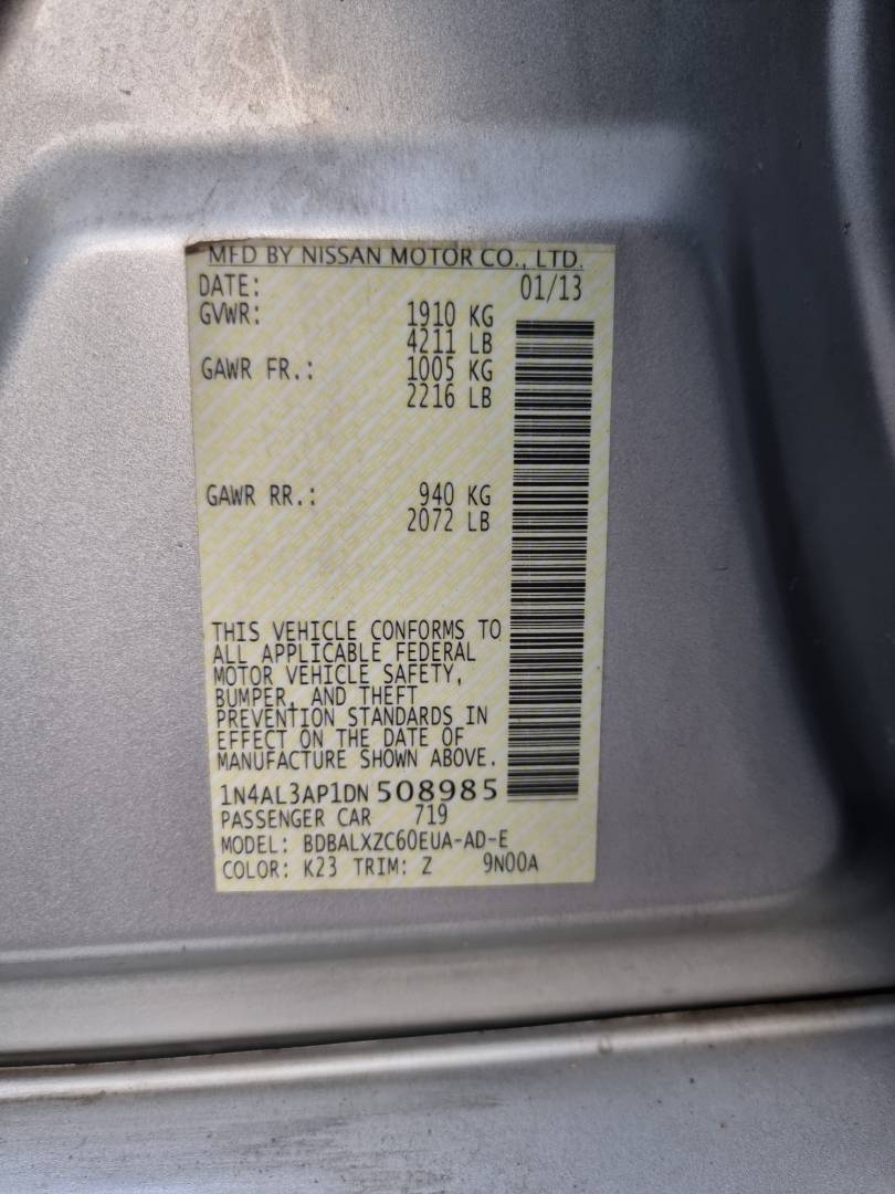 NISSAN ALTIMA 2013 - Marhaba Auction Used Cars - Image 8