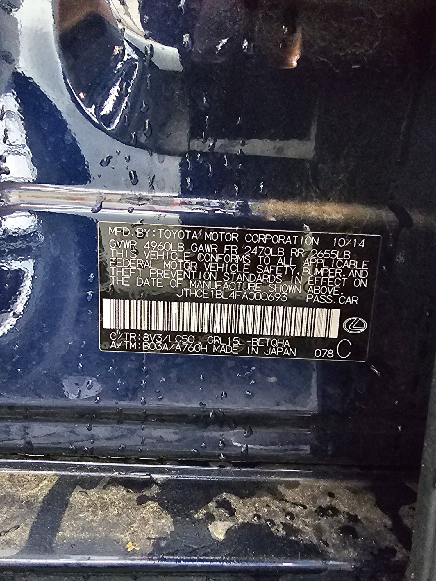 LEXUS GS 350 2015 - Marhaba Auction Used Cars - Image 8