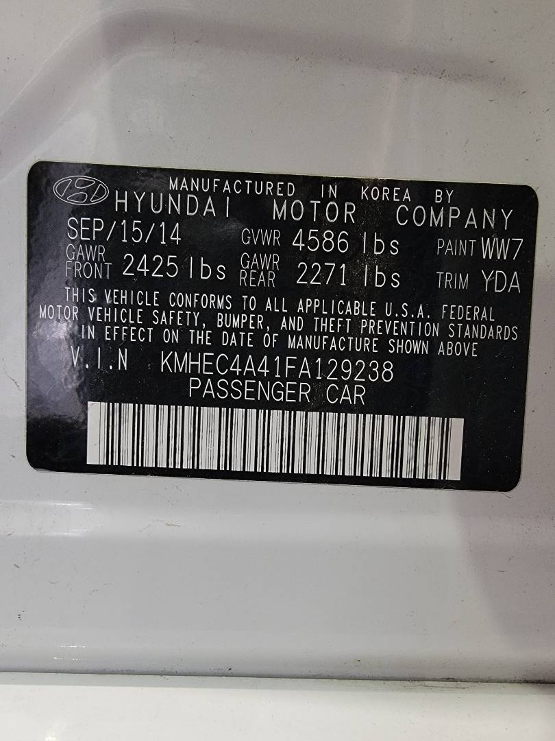 2015 HYUNDAI SONATA — 150442 Miles — Lot 129238 — Main - Marhaba Auctions Used Cars - Image 10