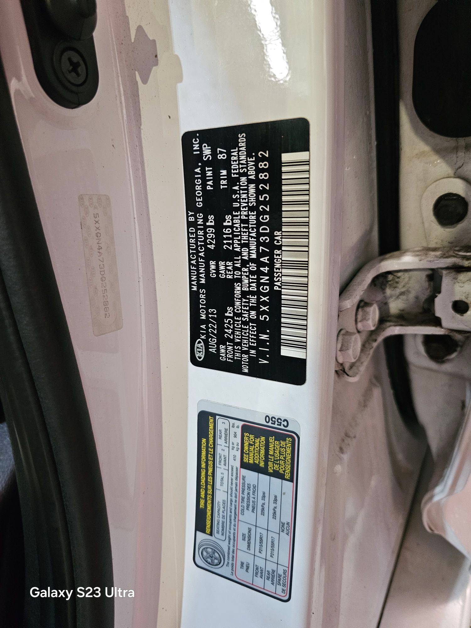 KIA OPTIMA 2013 - Marhaba Auction Used Cars - Image 9