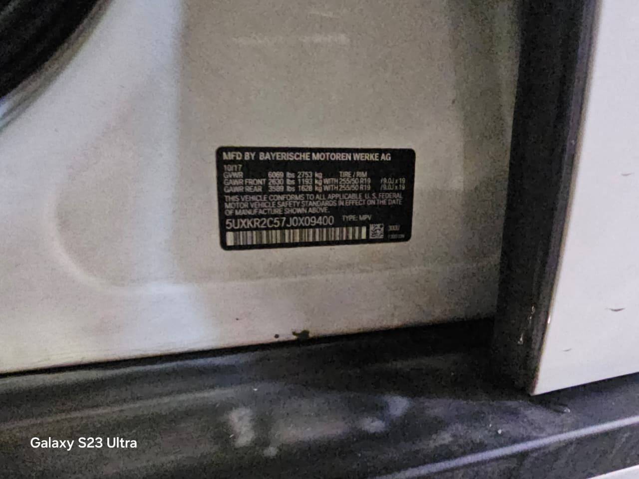 BMW X5 SDRIVE35I 2018 - Marhaba Auction Used Cars - Image 9