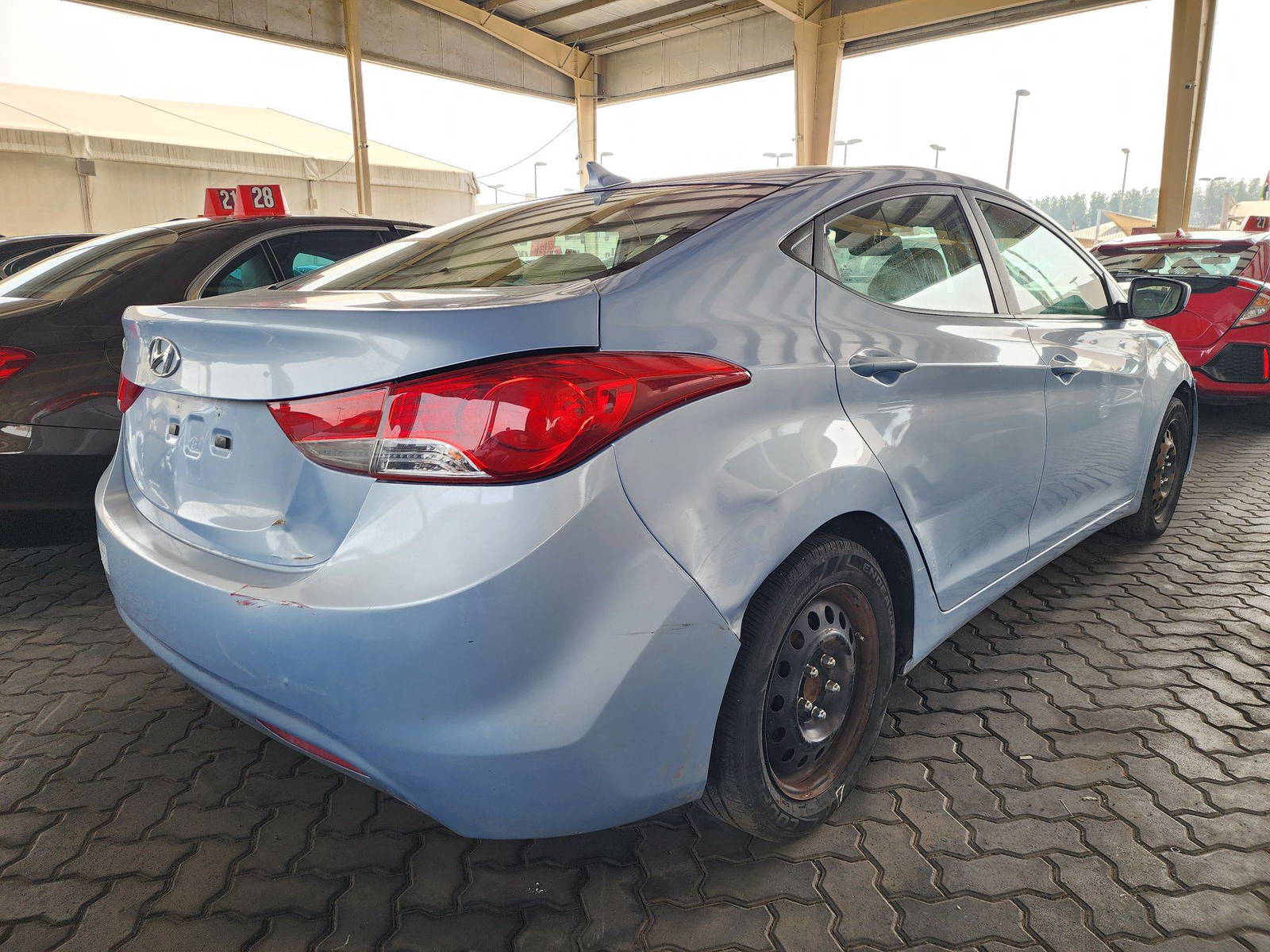 2013 HYUNDAI ELANTRA — 119192 Miles — Lot 85610 — Souq - Marhaba Auctions Used Cars - Image 3