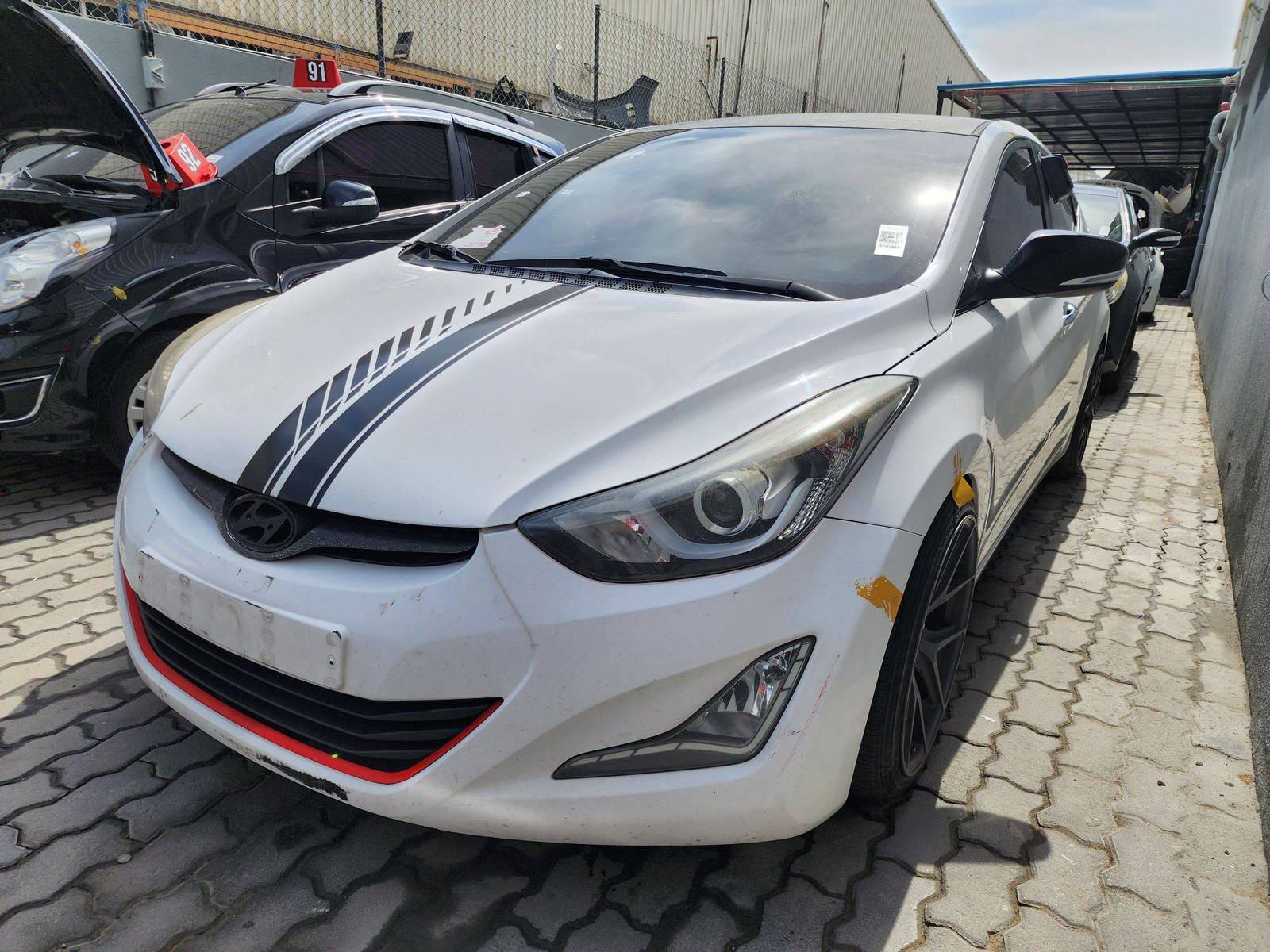 2014 HYUNDAI AVANTE — 216025 KM — Lot 019837 — Al Quoz - Marhaba Auctions Used Cars - Image 6