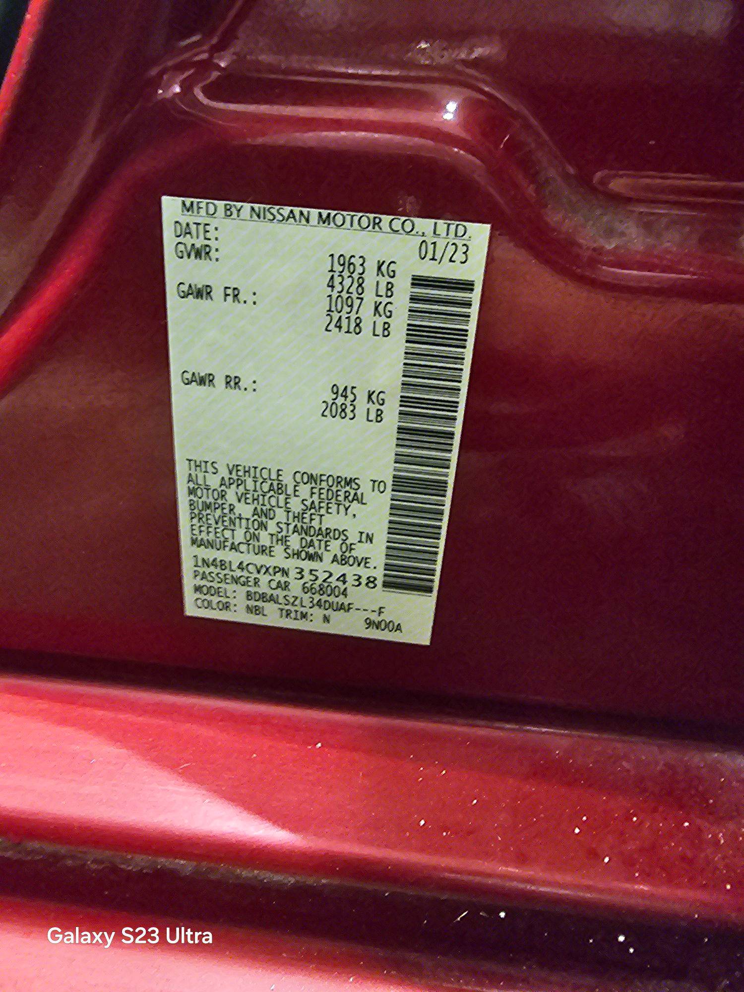 NISSAN ALTIMA 2023 - Marhaba Auction Used Cars - Image 10