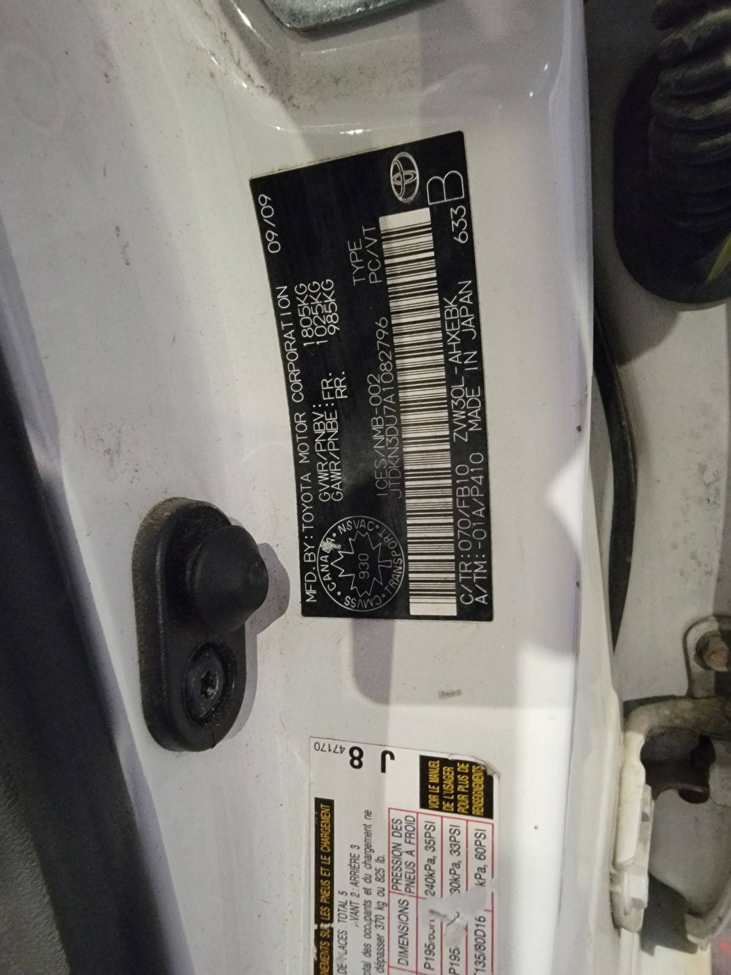 TOYOTA PRIUS 2010 - Marhaba Auction Used Cars - Image 9