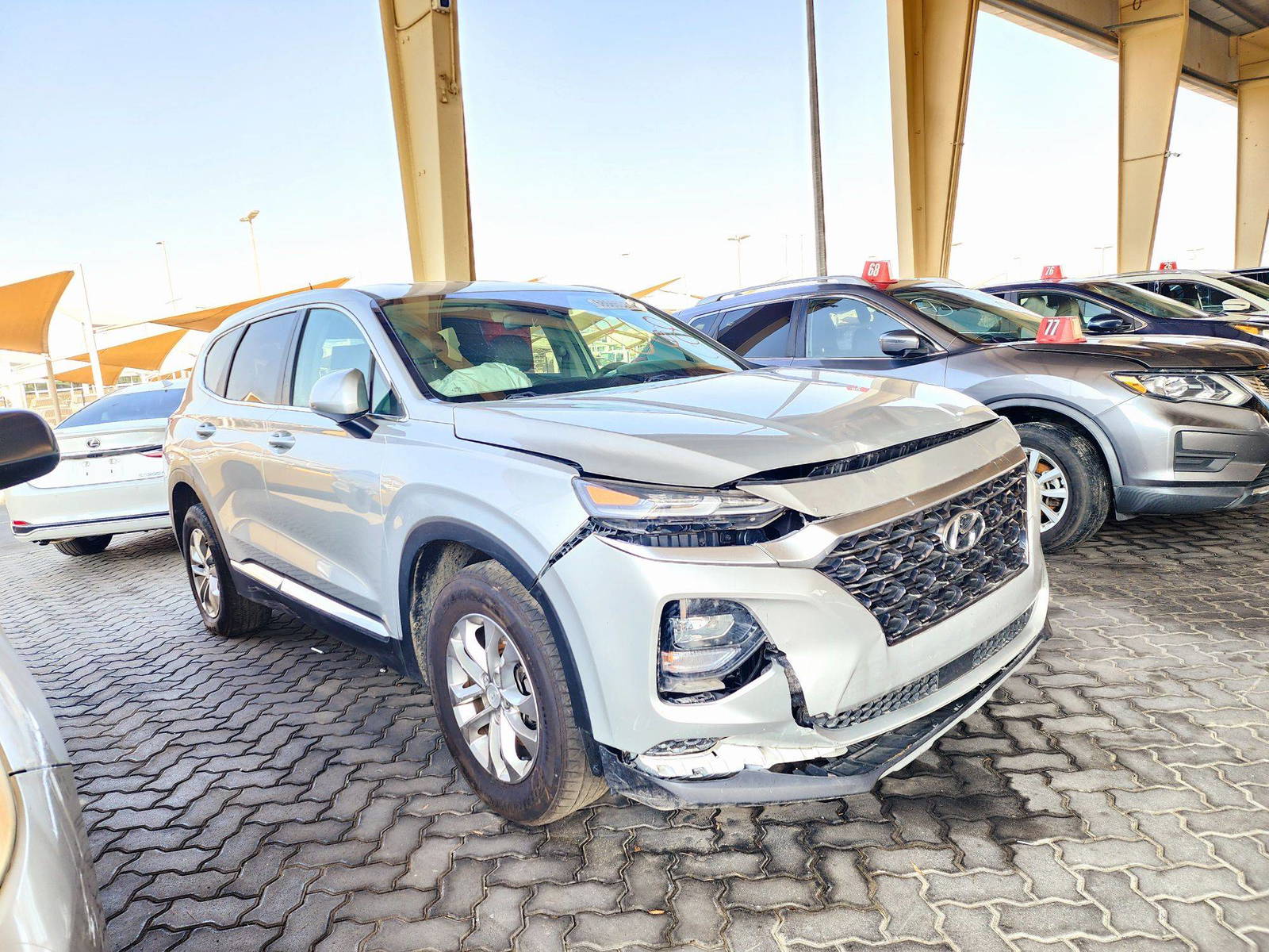 2019 HYUNDAI SANTA FE — 90965 Miles — Lot 68665324 — Souq - Marhaba Auctions Used Cars - Image 5