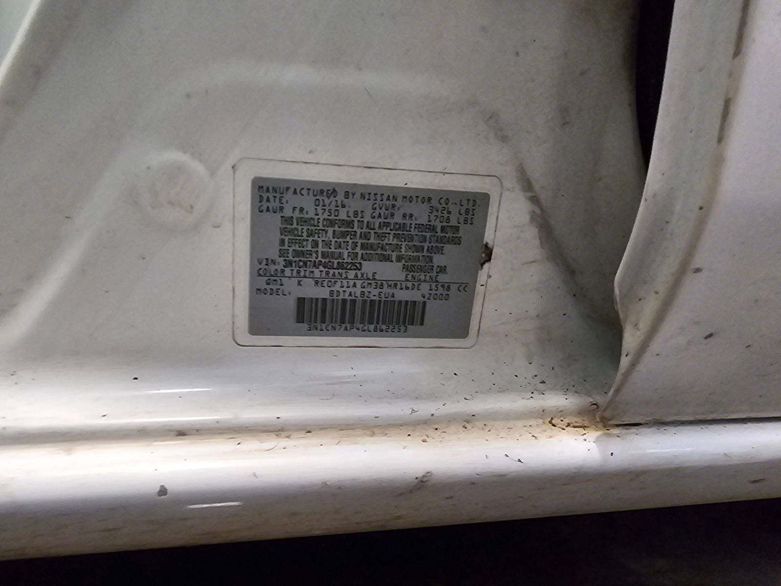 NISSAN VERSA 2016 - Marhaba Auction Used Cars - Image 10