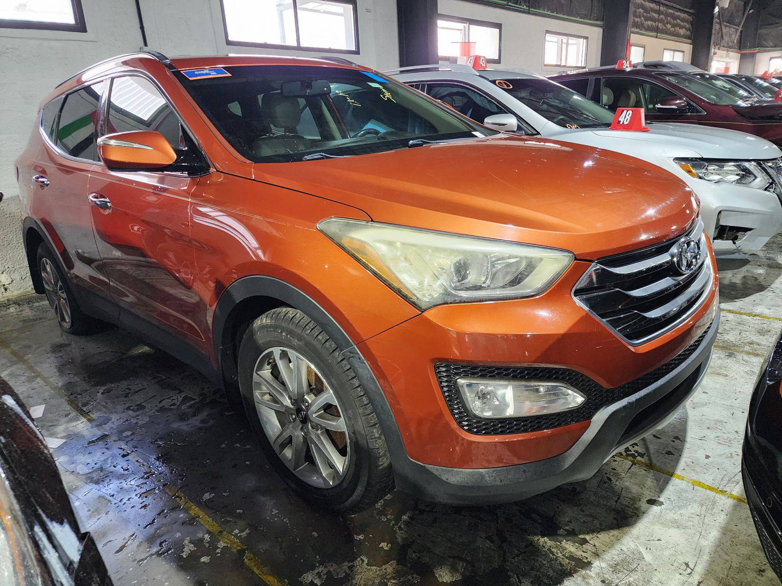 2016 HYUNDAI SANTA FE — 186464 Miles — Lot 28155 — Al Quoz - Marhaba Auctions Used Cars - Image 4